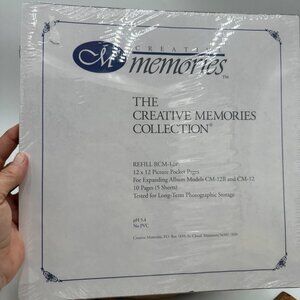 Creative Memories Collection Refill RCM-12P 12x12” Scrapbook 5 Sheets